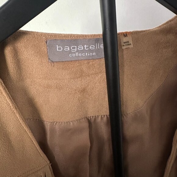 Bagatelle Suede Fringe Vest M • Boho Western Style • Lightly Worn - Picture 5 of 5